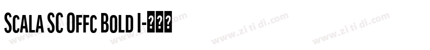 Scala SC Offc Bold I字体转换 Scala SC Offc Bold I字体转换